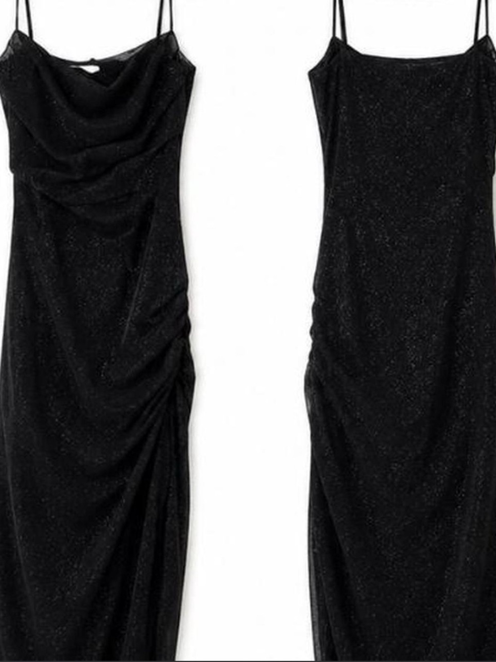 Forever 21 Black Sparkle Maxi Dress